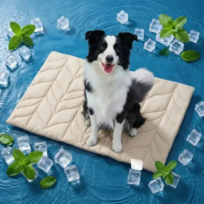 Vagascape Eco-Friendly Cooling Pet Mat for Large Dogs and Cats - Portable, Machine Washable, Durable Cooling Pad for Indoor and Outdoor Use