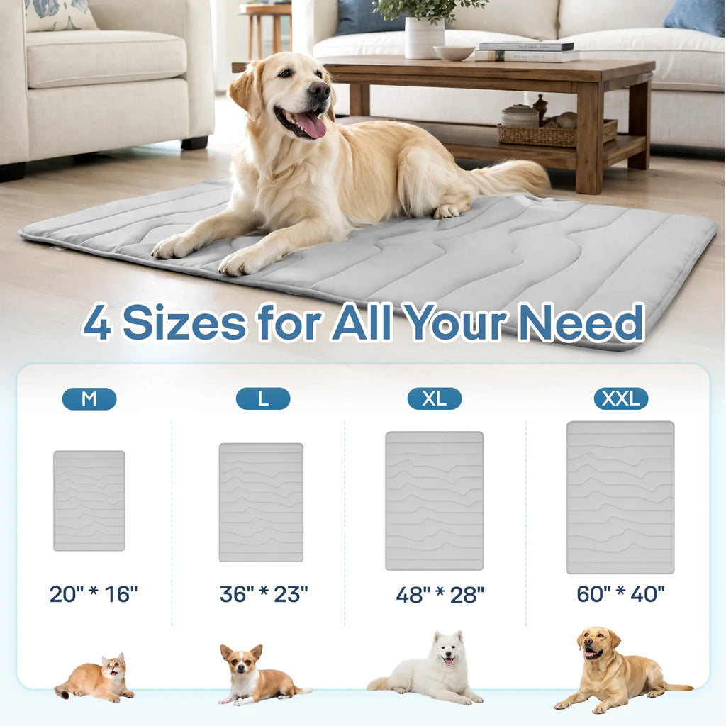 Vagascape Eco-Friendly Cooling Pet Mat for Large Dogs and Cats - Portable, Machine Washable, Durable Cooling Pad for Indoor and Outdoor Use