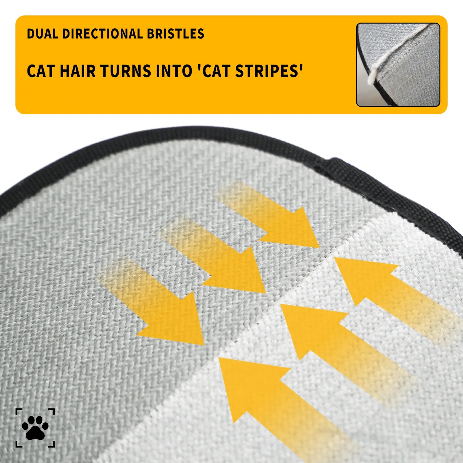 YOMI PET Electrostatic Hair Removal Gloves - Dual-Sided Brush for Effective Cat and Dog Hair Grooming and Cleaning