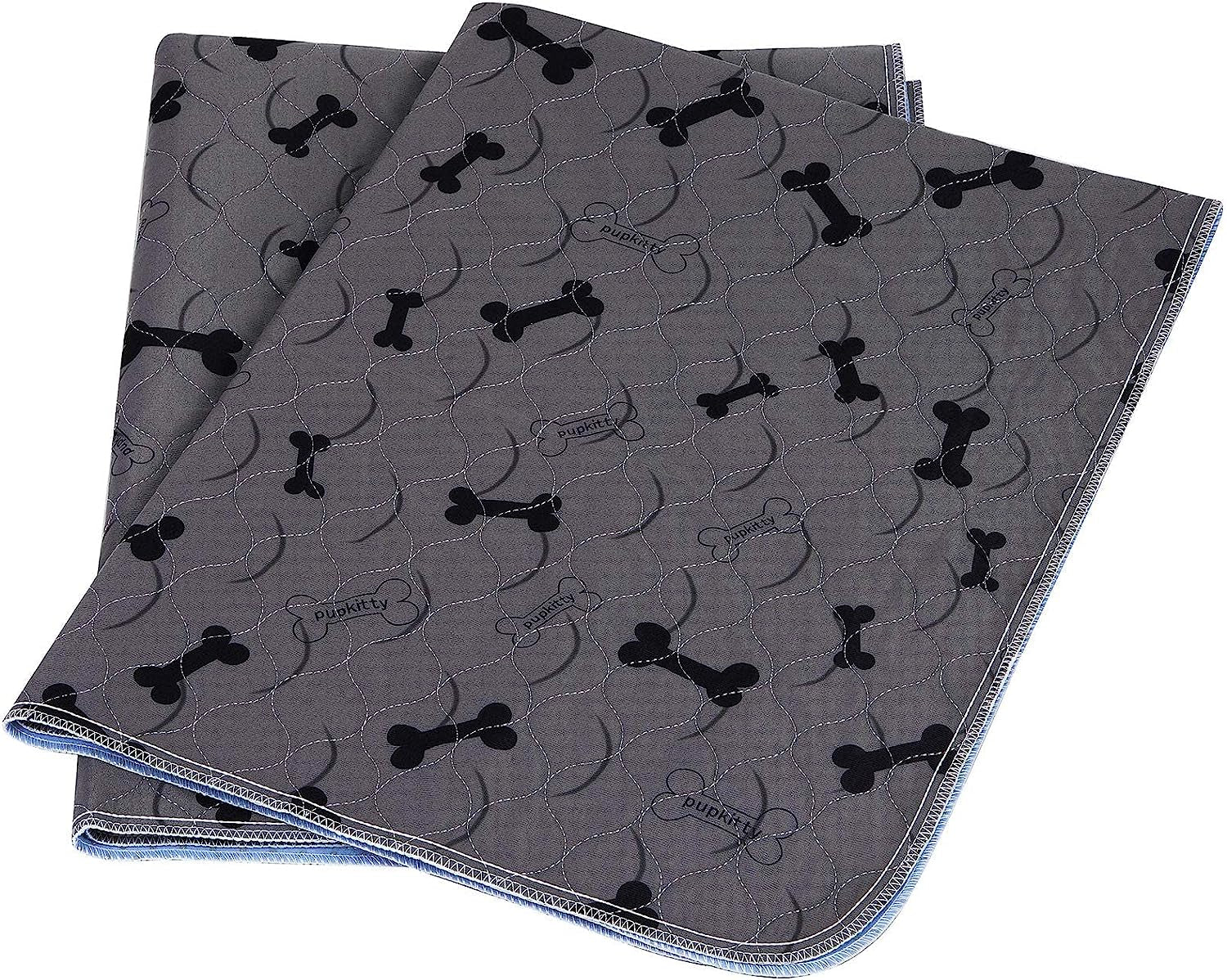 Ultimate Washable Dog Pee Pads with Free Grooming Gloves - Non-Slip, Super Absorbent, and Reusable for Training and Whelping