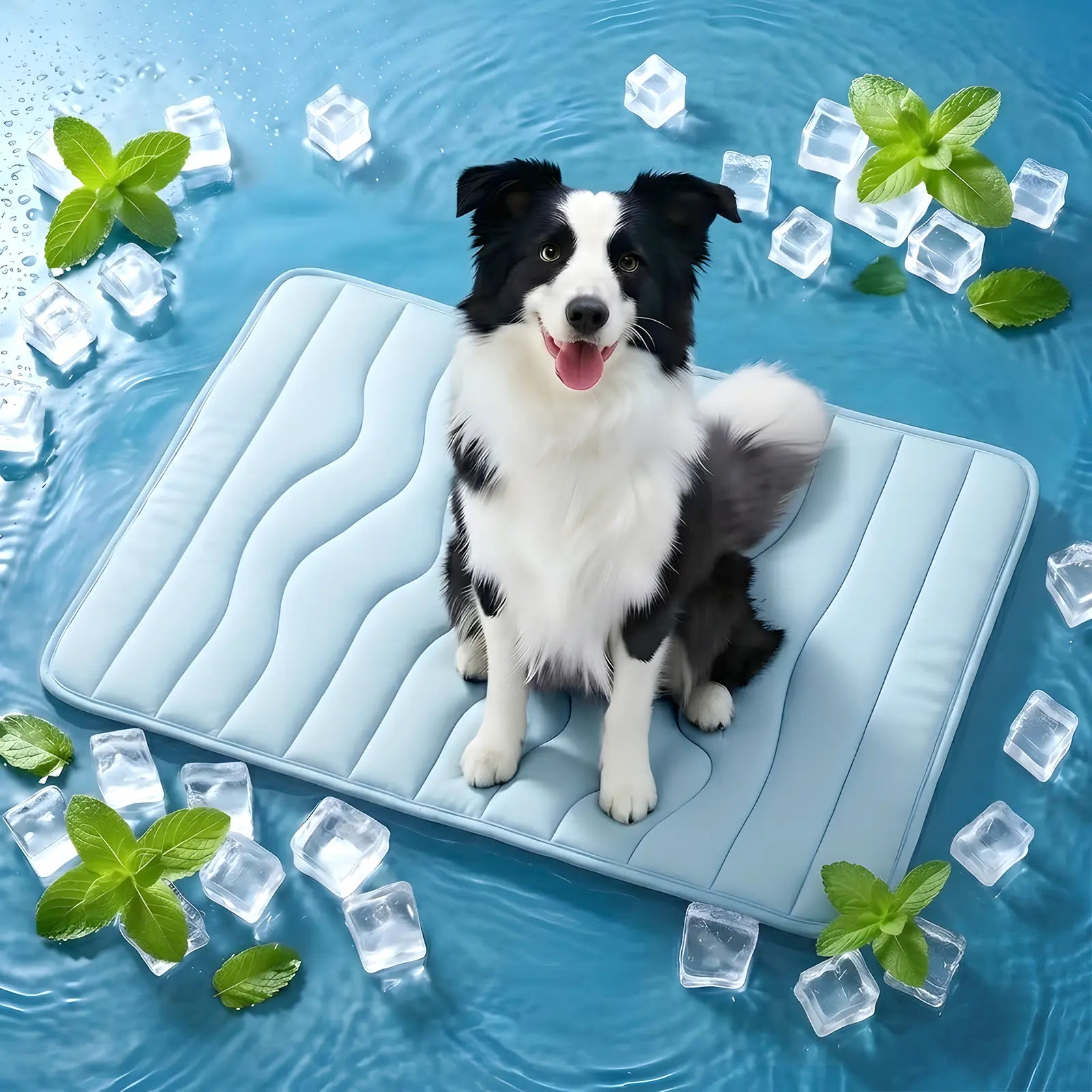 Vagascape Eco-Friendly Cooling Pet Mat for Large Dogs and Cats - Portable, Machine Washable, Durable Cooling Pad for Indoor and Outdoor Use