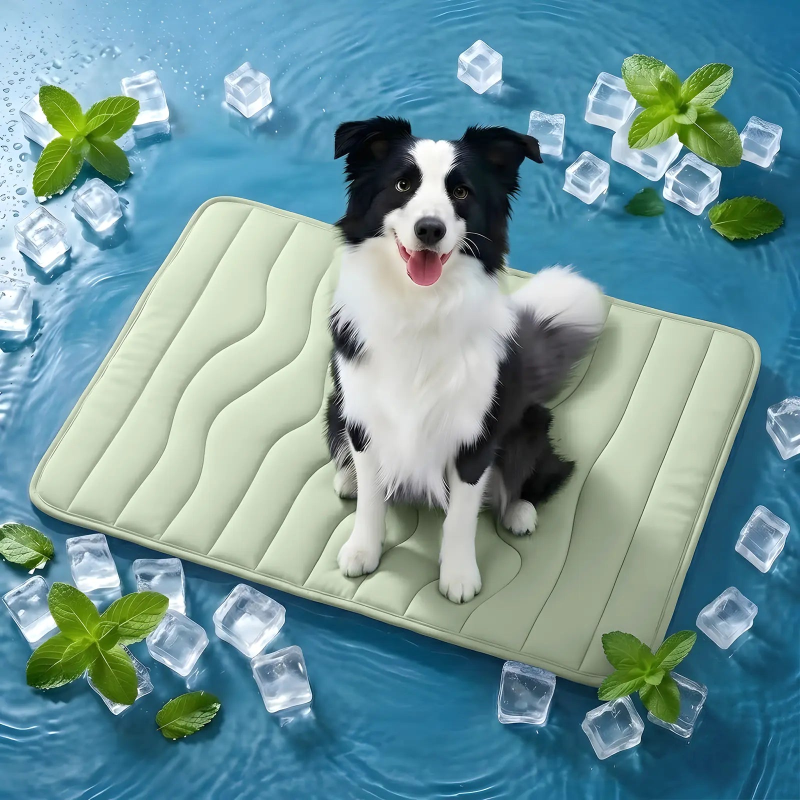 Vagascape Eco-Friendly Cooling Pet Mat for Large Dogs and Cats - Portable, Machine Washable, Durable Cooling Pad for Indoor and Outdoor Use