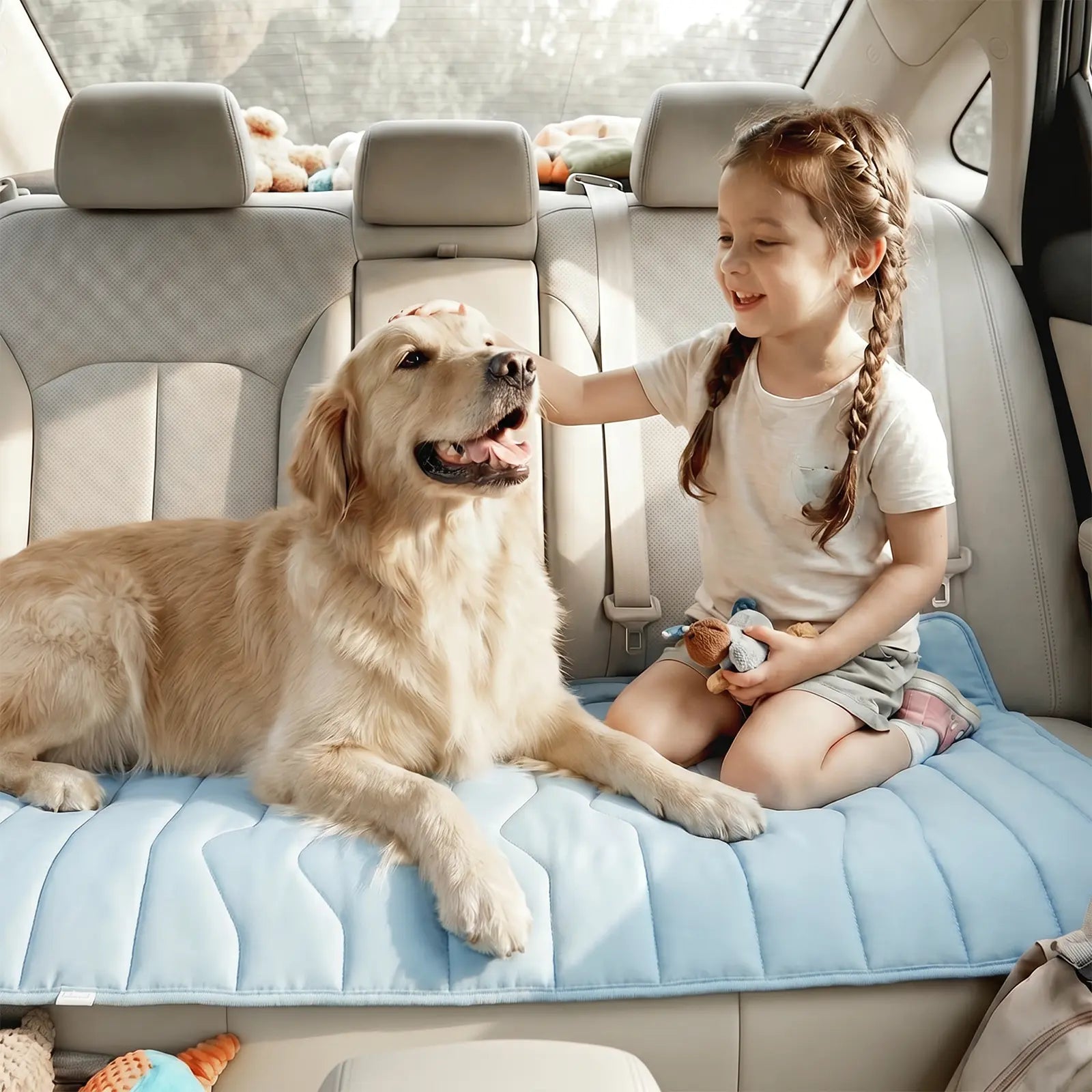 Vagascape Eco-Friendly Cooling Pet Mat for Large Dogs and Cats - Portable, Machine Washable, Durable Cooling Pad for Indoor and Outdoor Use