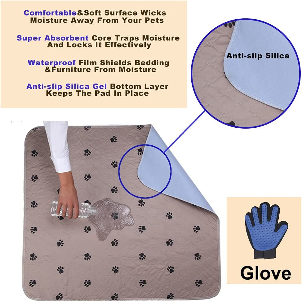 Premium Washable Puppy Pads - Super Absorbent, Waterproof, and Reusable Dog Pee Pads for Ultimate Comfort and Cleanliness