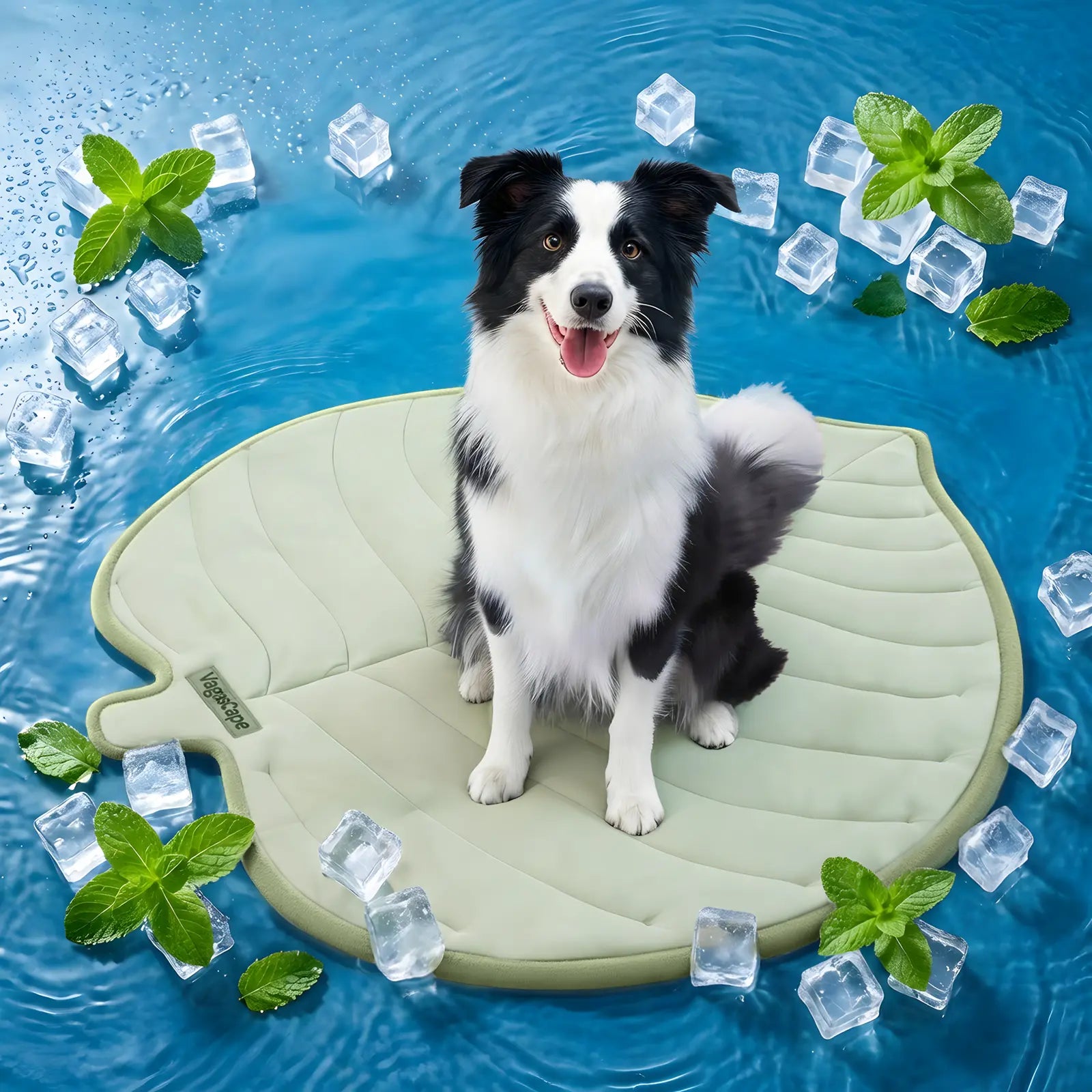 Vagascape Eco-Friendly Cooling Pet Mat for Large Dogs and Cats - Portable, Machine Washable, Durable Cooling Pad for Indoor and Outdoor Use