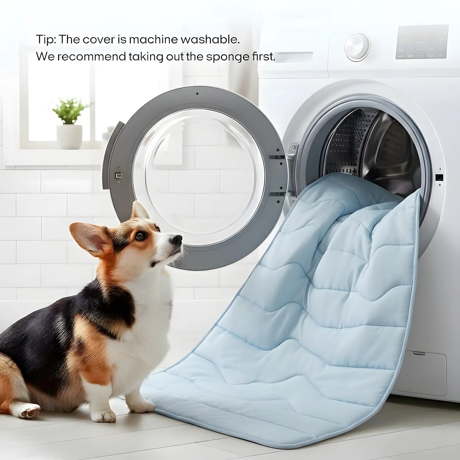 Vagascape Eco-Friendly Cooling Pet Mat for Large Dogs and Cats - Portable, Machine Washable, Durable Cooling Pad for Indoor and Outdoor Use